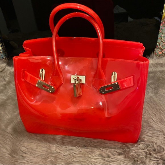 plastic birkin bag
